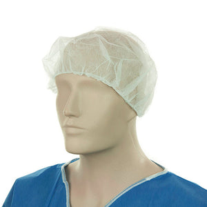 Bastion Disposable Bouffant Hat White 21" 100/Pack