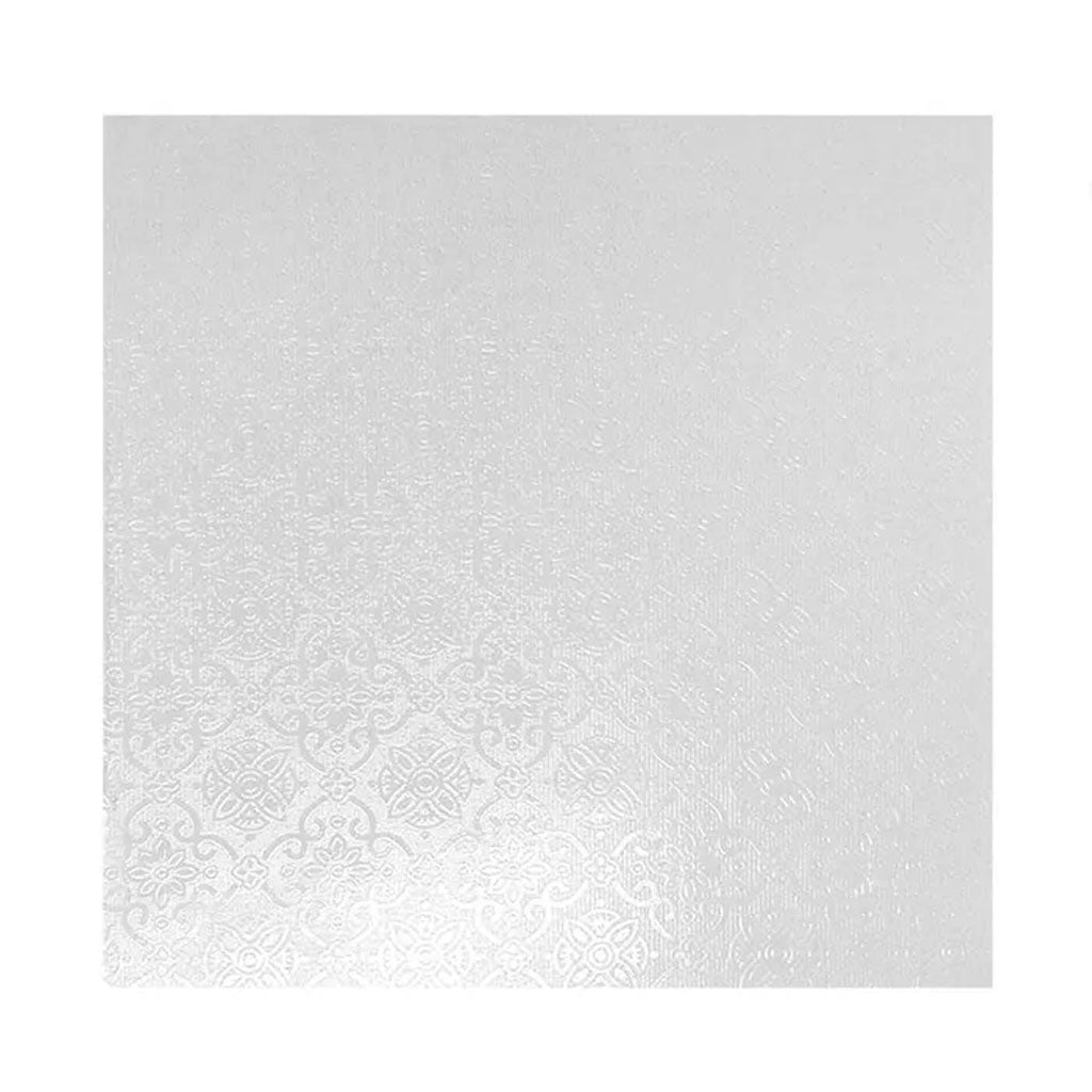 Cake Board Square White 8 Inch | 6mm Thick MDF
