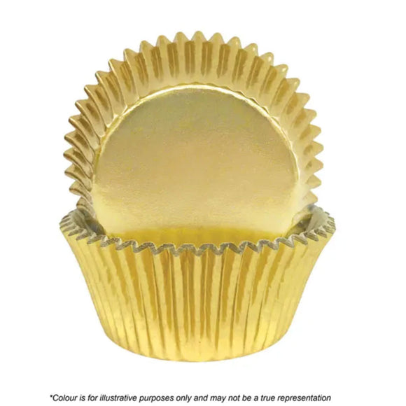 Cake Craft 390 Foil Gold Baking Cups 72/Pack