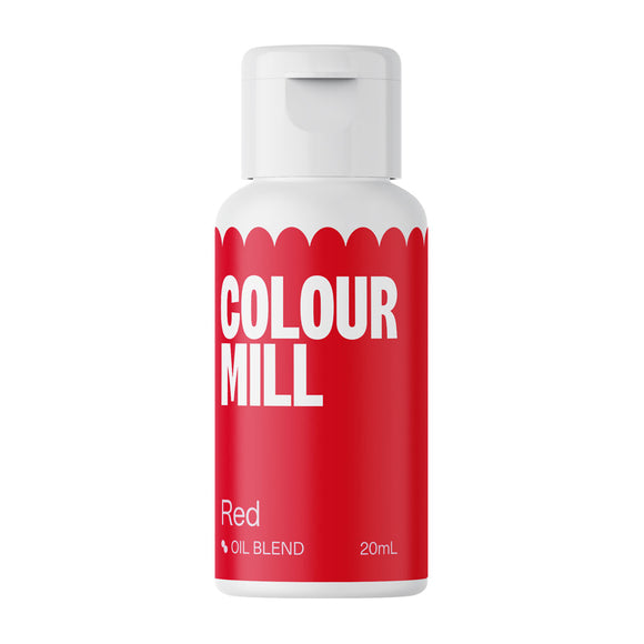 Colour Mill Red Oil Based Food Colouring 20ml | BB 01/28