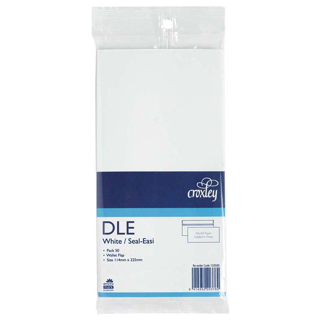 Croxley Envelope DLE Seal Easi 50/Pack