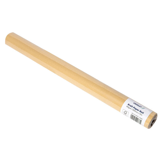 Croxley Kraft Brown Paper Roll 500mm x 10m 60gsm