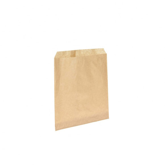 Flat Brown #4 Paper Bags 200mm x 240mm 100/Pack