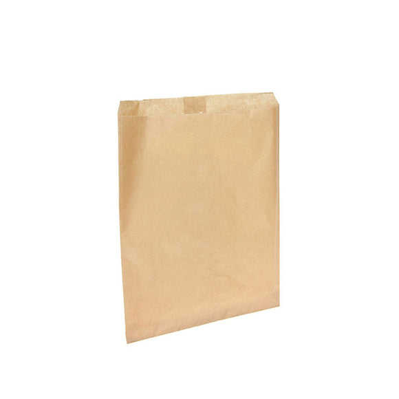 Flat Brown #6 Paper Bags 235mm x 300mm 100/Pack