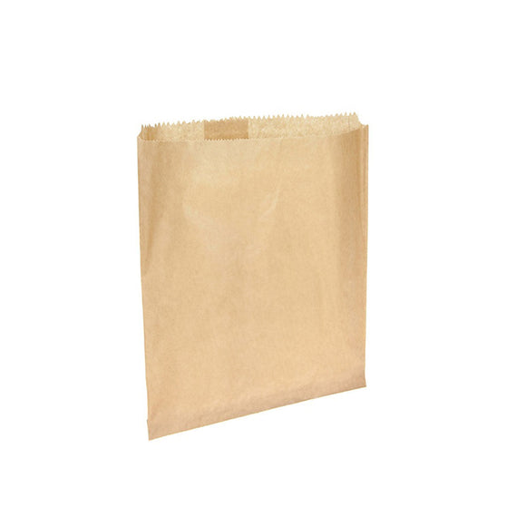 Flat Brown #7 Paper Bags 255 x 300mm 500/Pack
