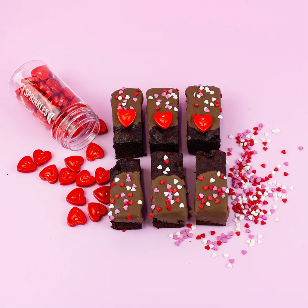 GoBake Candy Shapes Jumbo Hearts Red 75g