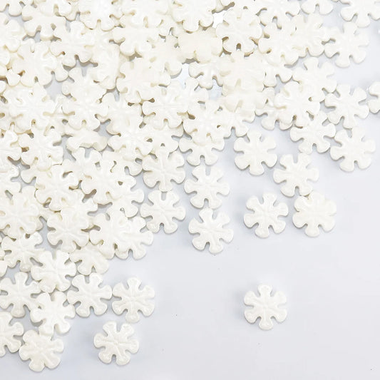 GoBake Candy Shapes - Snowflakes Pearl White | 70g