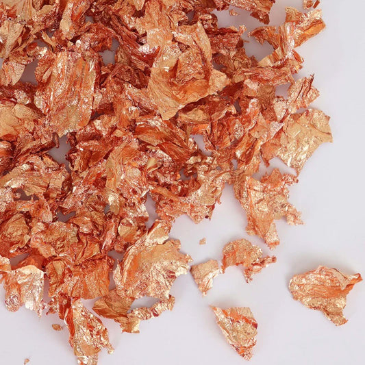 GoBake Decorative Rose Gold Leaf Flakes - 2g