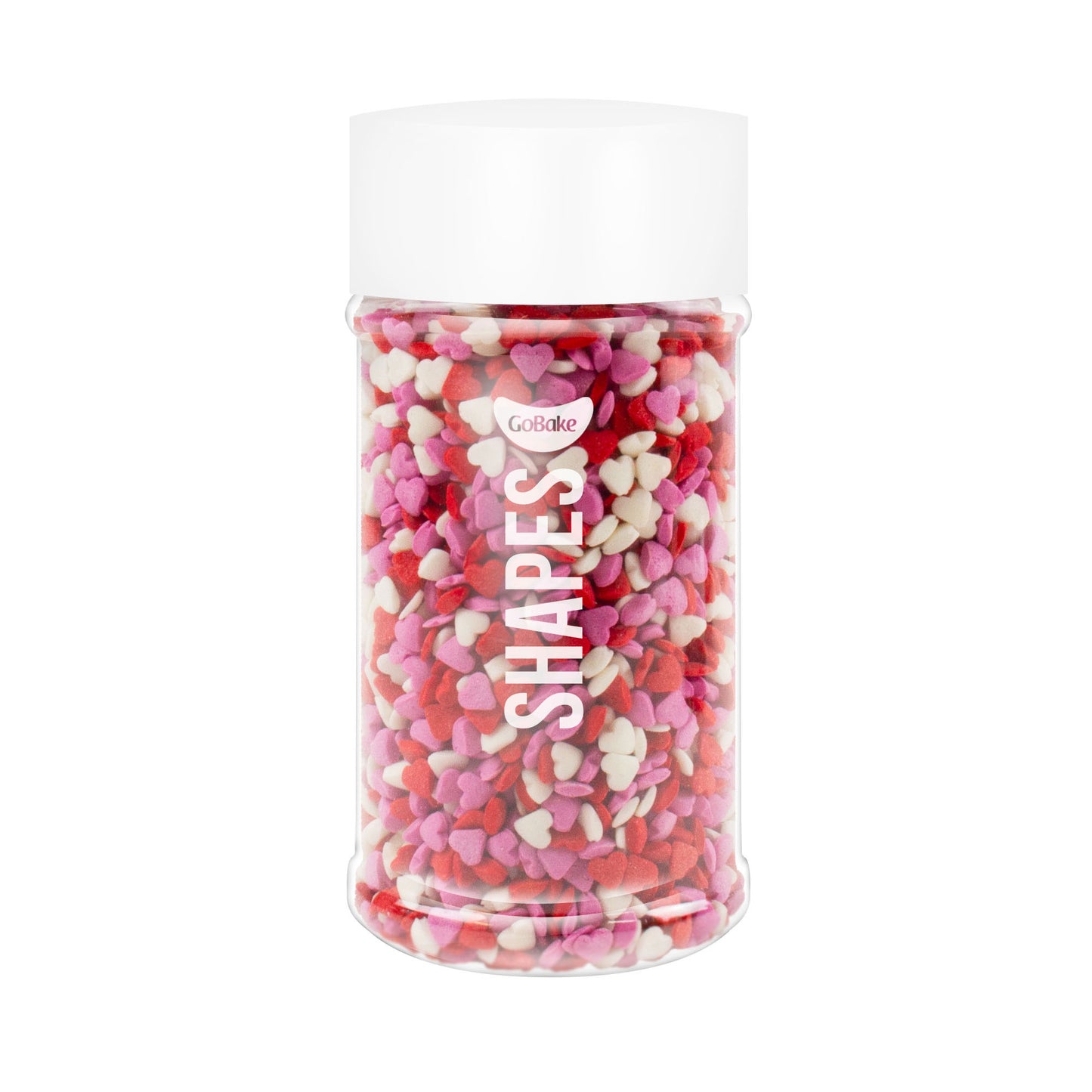 GoBake Sprinkle Shapes Hearts Bright 70g