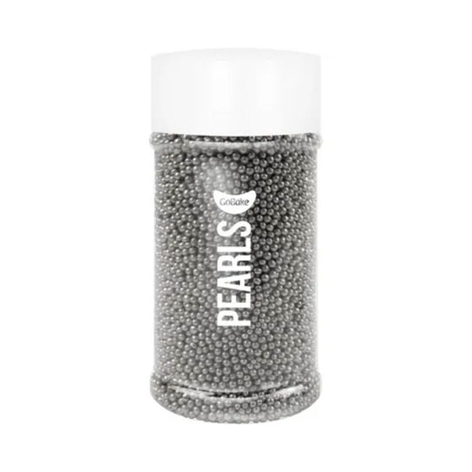 GoBake Cachous 2mm Shiny Silver 90g