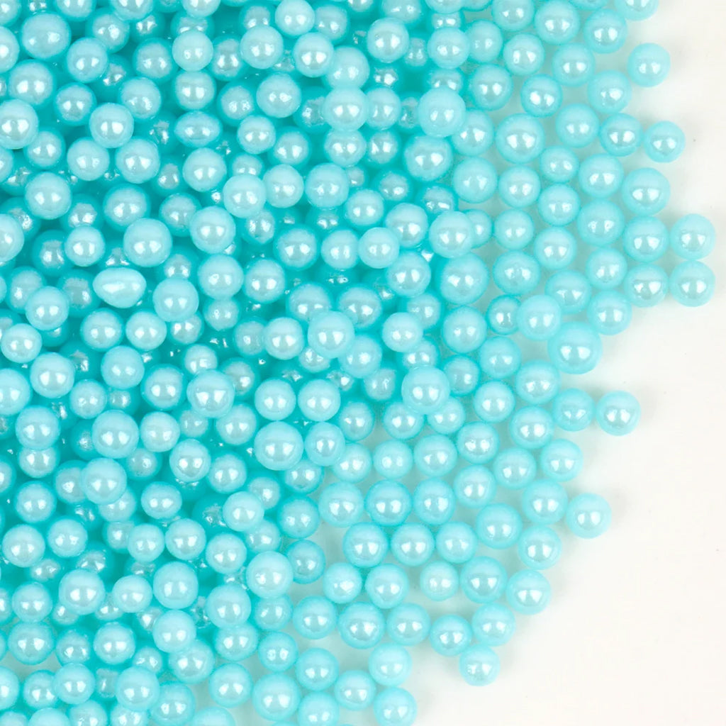 GoBake Sugar Pearls - Pearl Blue 4mm | 80g