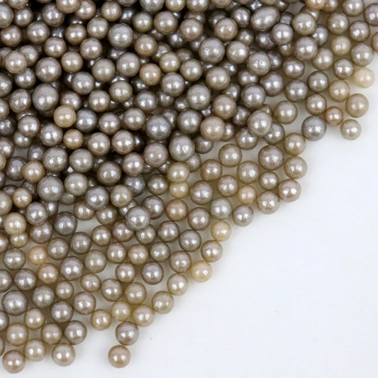 GoBake Sugar Pearls - Pearl Silver 4mm | 80g
