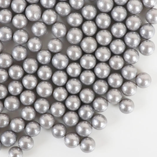 GoBake Sugar Pearls 7mm Pearl Silver 80g