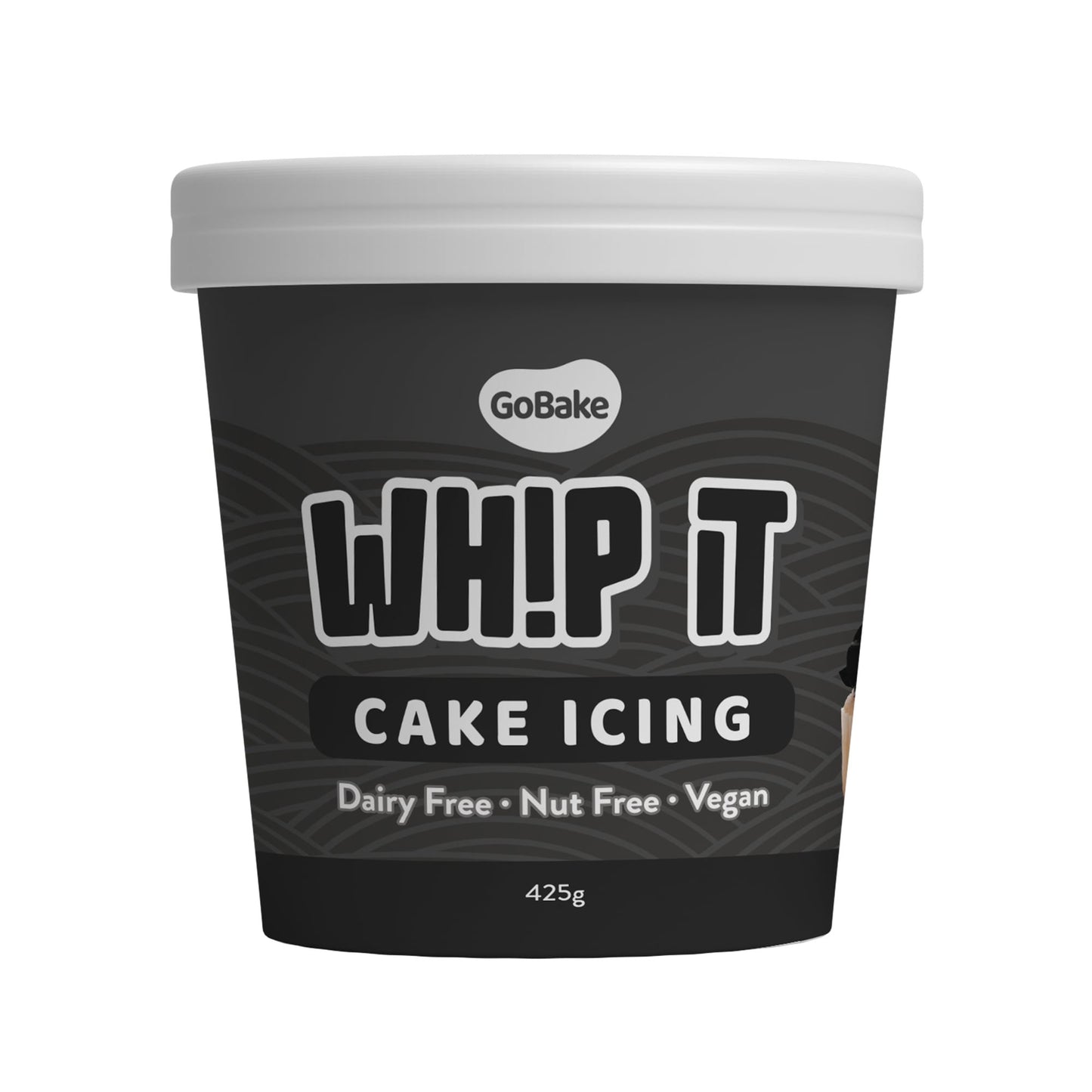 GoBake Whip It Cake Icing Super Black 425g