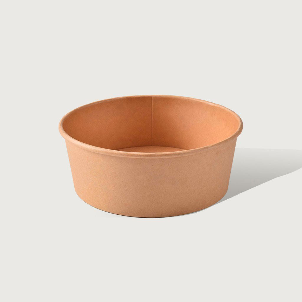 IKON Kraft Paper Round Soup Bowl 1300ml | 50/Pack