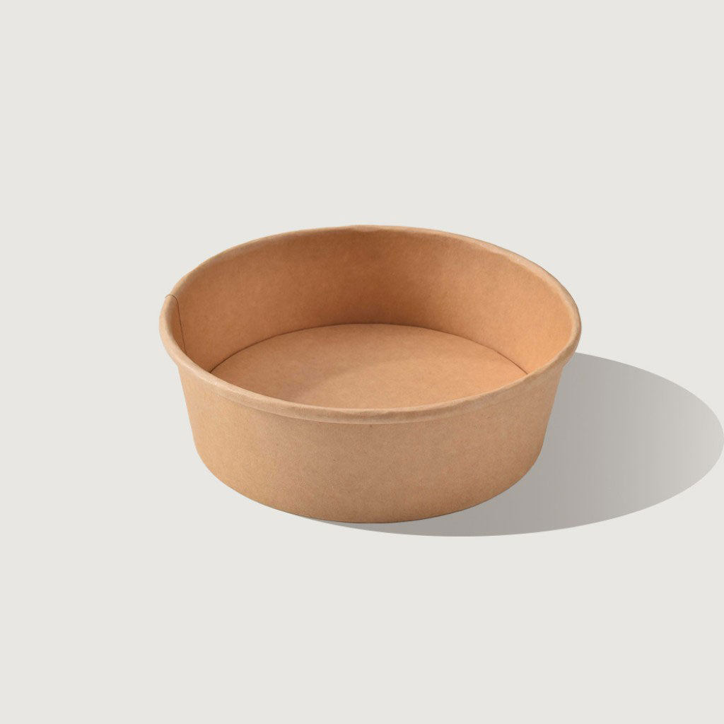 IKON Kraft Paper Round Soup Bowl 500ml | 50/Pack