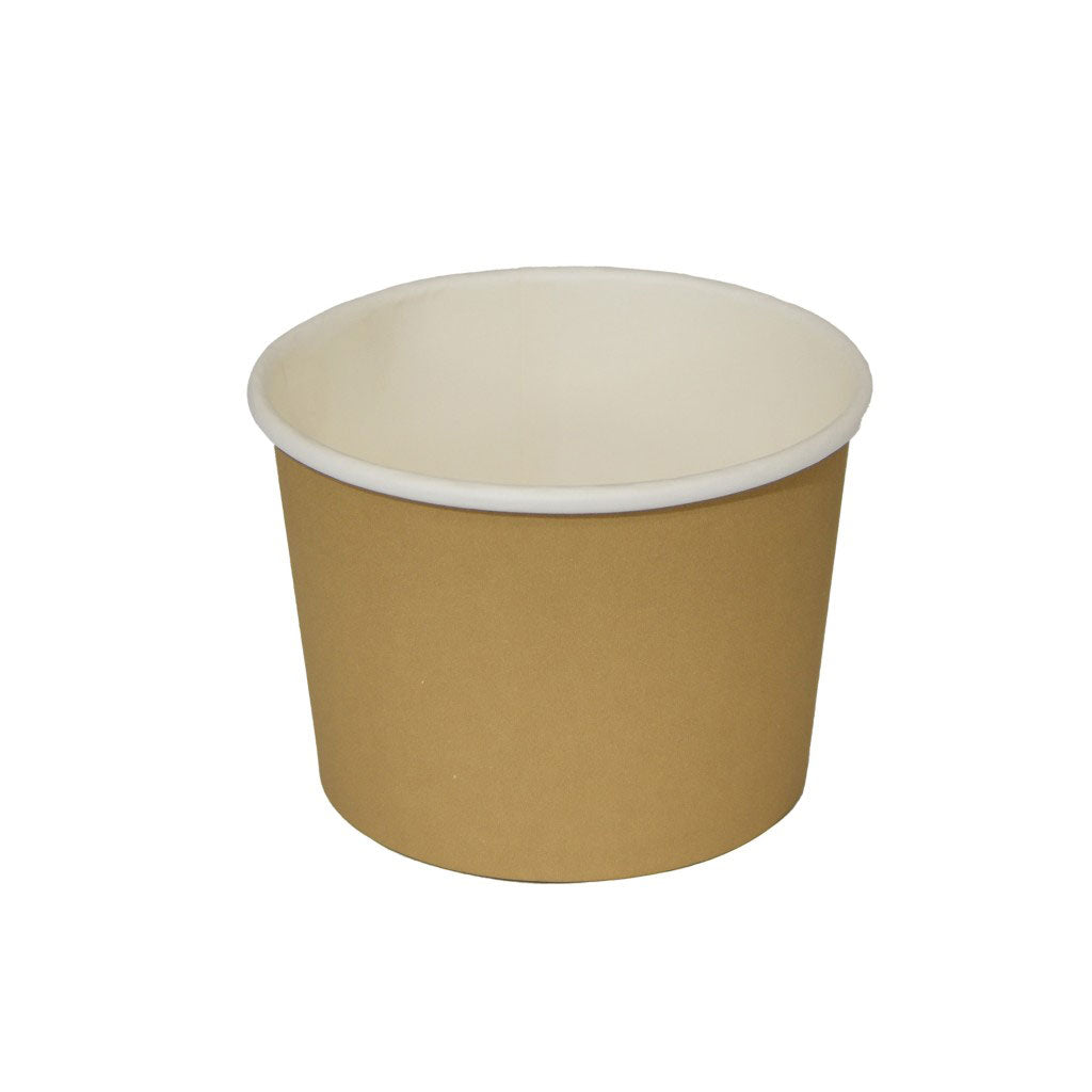 IKON Kraft Paper Round Soup Cup 16oz | 500/Ctn