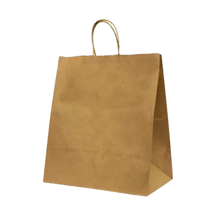 B/Buy Kraft UBS2 Twist Handle Paper Bag 280x280x150mm | Each