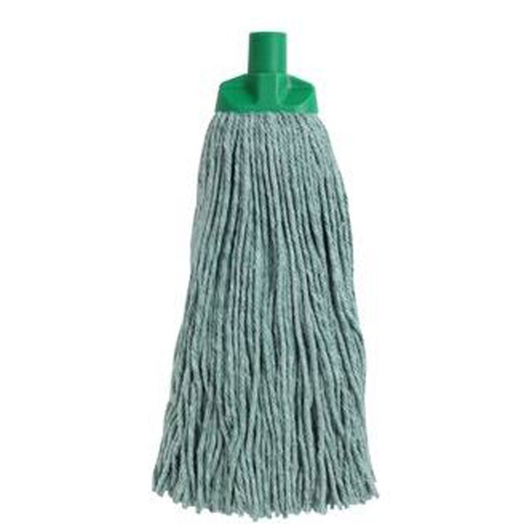 M Cut Cotton Mop Head Green 400g 300mm