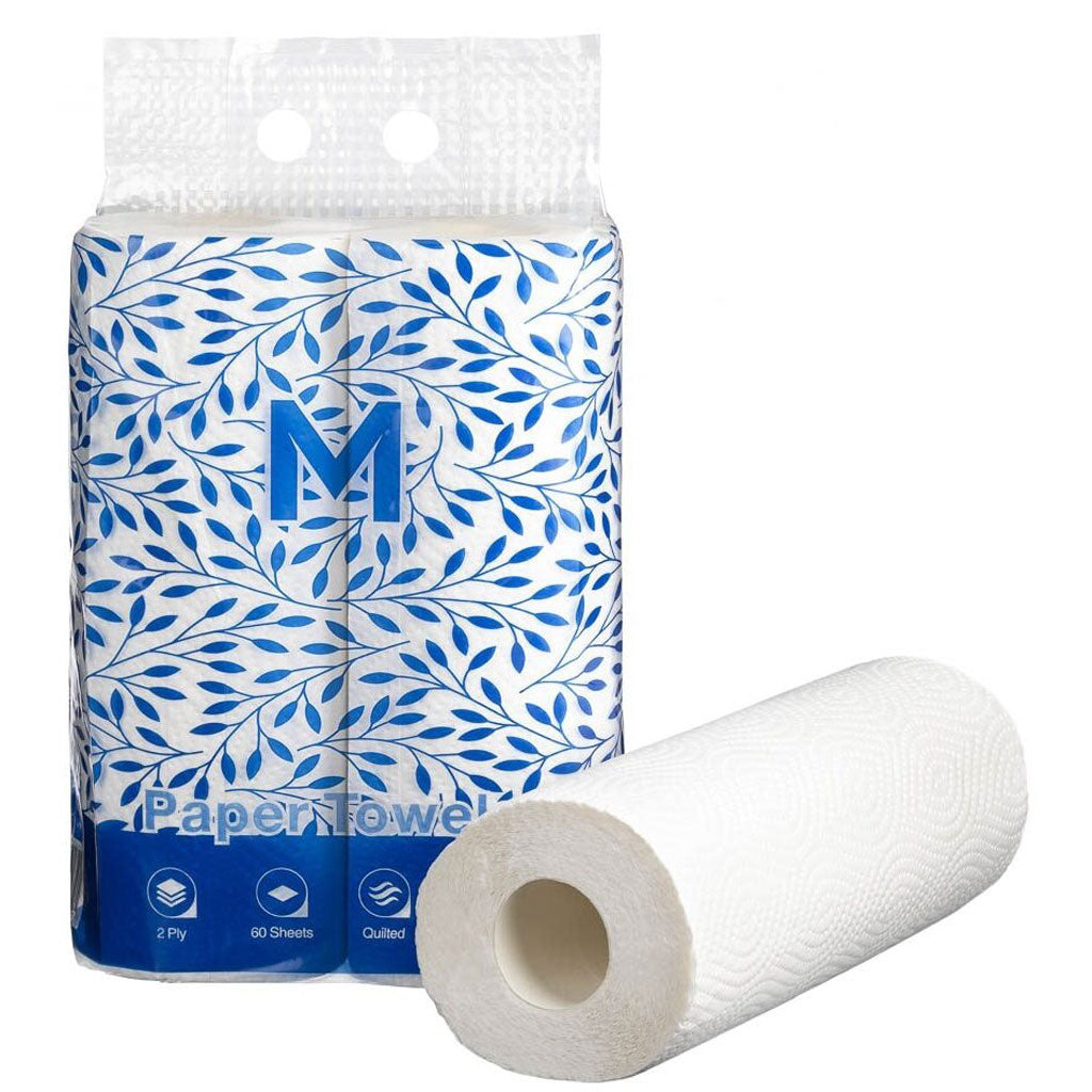 M Kitchen Paper Towels White | 2/Pack