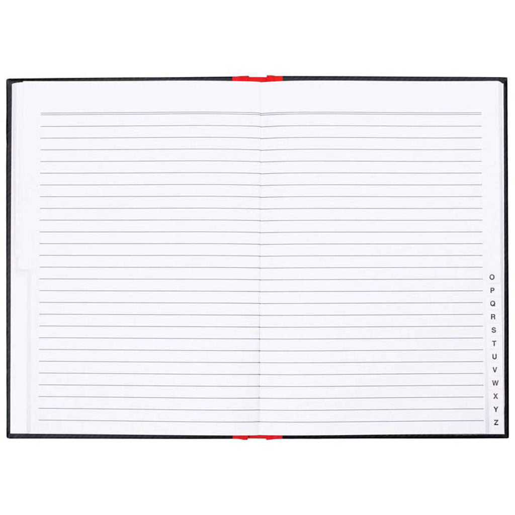 Milford Notebook Indexed Red & Black A5 100lf