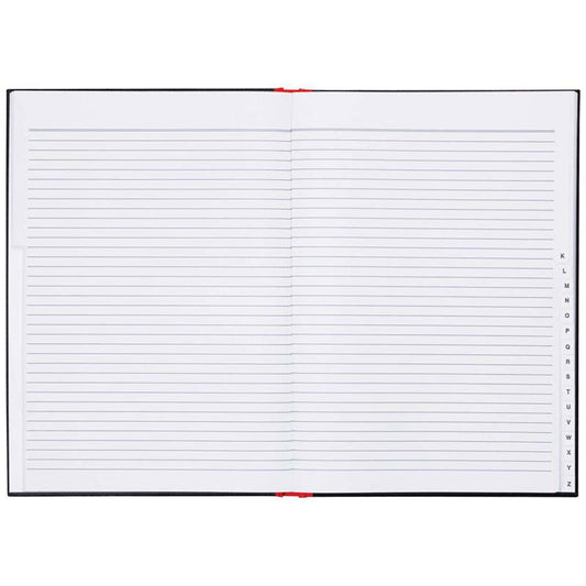 Milford Notebook Indexed Red & Black A4 100lf