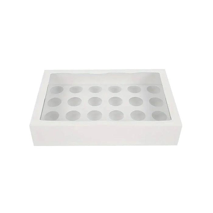 GoBake Window Mini Cupcake Box 24 Hole with insert | Each