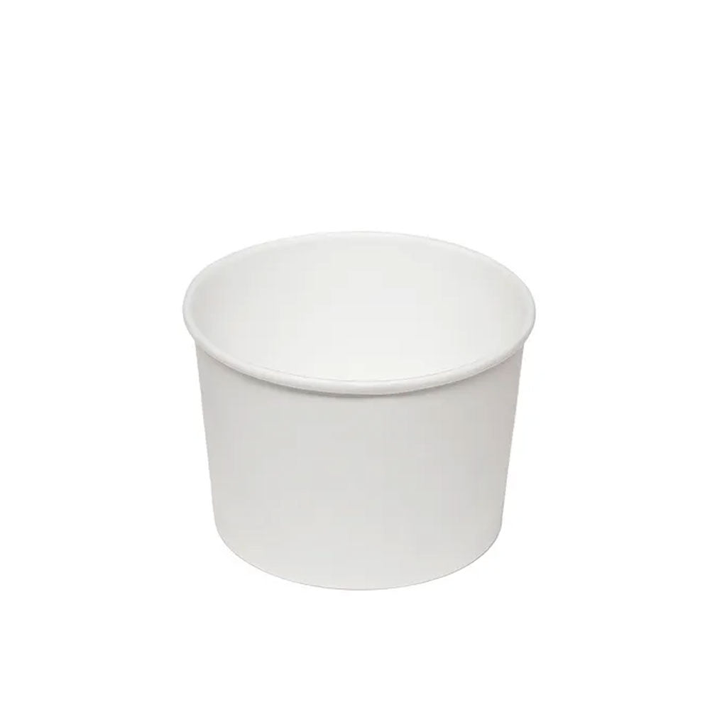 Ice Cream Cups White 6oz | 50/Pack