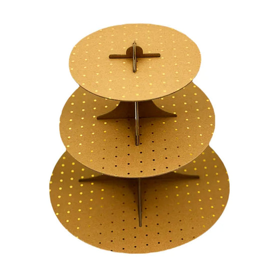 Qiwi 3 Tier Cardboard Cupcake Stand