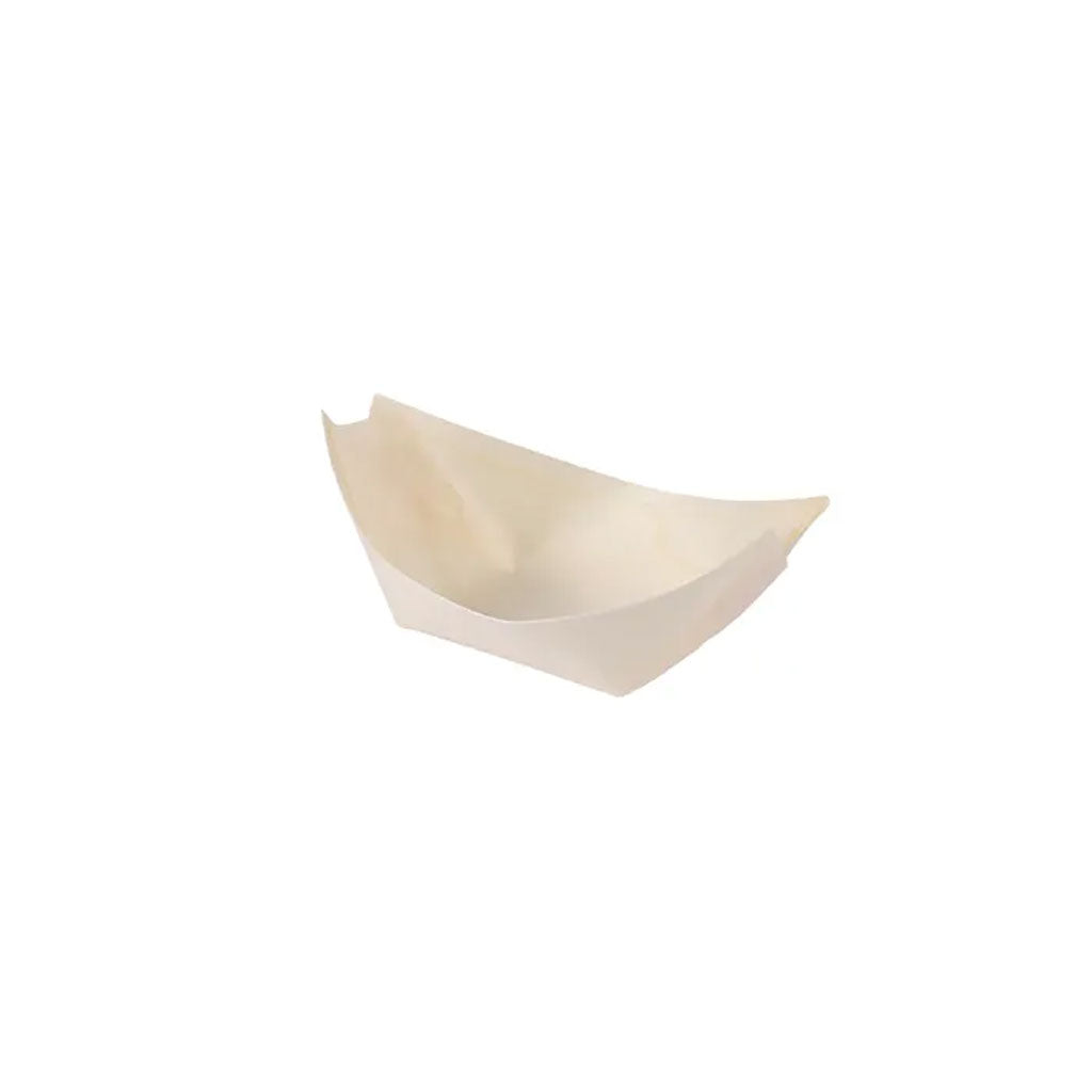 Qiwi Wooden Serving Boats #2 | 100/Pack