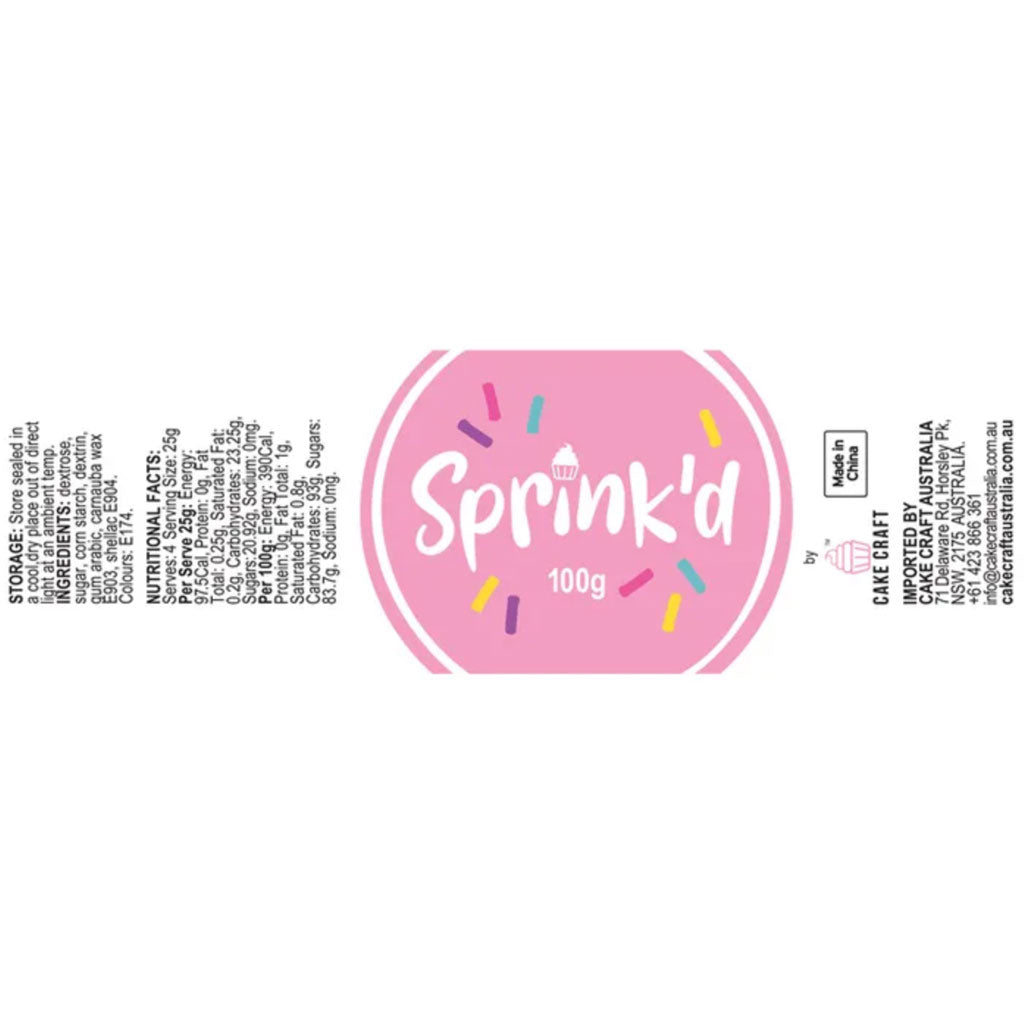Sprink'd Silver Metallic Mix | 60g