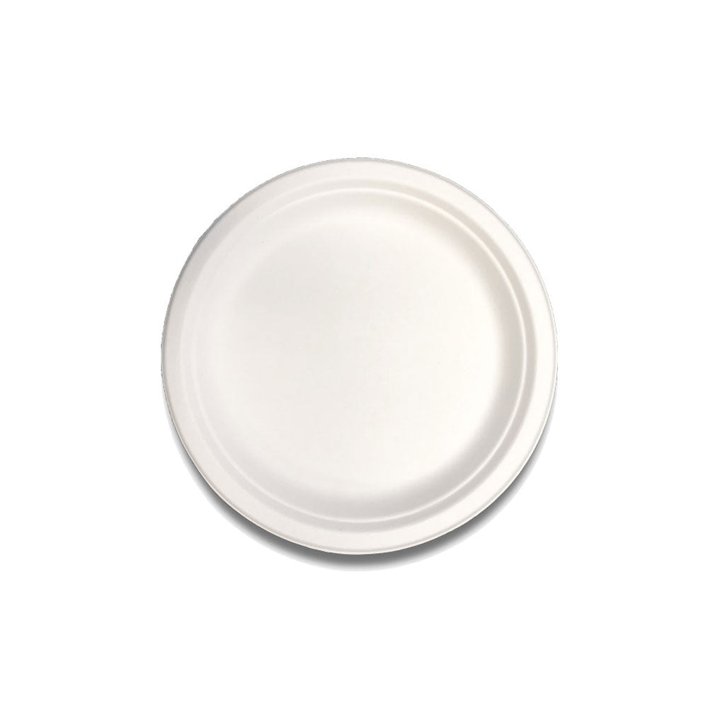 Sugarcane Round Side Plate 7 Inch (180mm) | 50/Pack