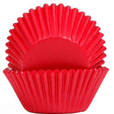 GoBake Red Baking Cups 50x35mm 1000/Pack