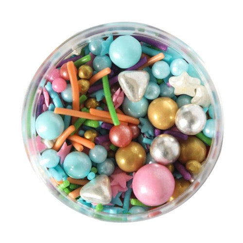 Sprinks Happy New Year Sprinkles 75g (Silver, Blue, Gold, Orange, Purple, Blue, Green, White, Red, Pink)