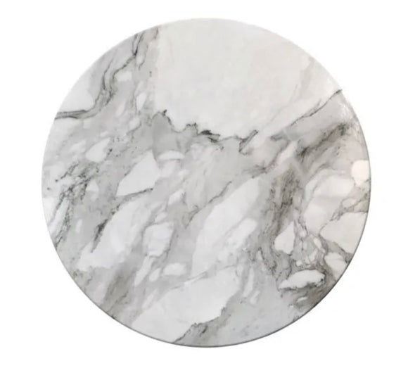Cake Board Round Marble Design 8 Inch | 6mm Thick MDF