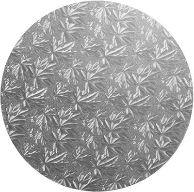 GoBake Round Silver 6 Inch (150mm) Cake Board 9mm Thick Masonite