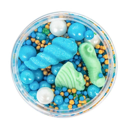 Sprinks By the Seaside Sprinkles 85g (White, Blue, Green, Yellow/Gold)