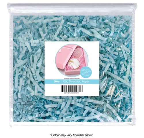 Blue Shredded Paper pack of 100g