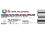 Vivid Edible Metallic Dust Forest Green 50g