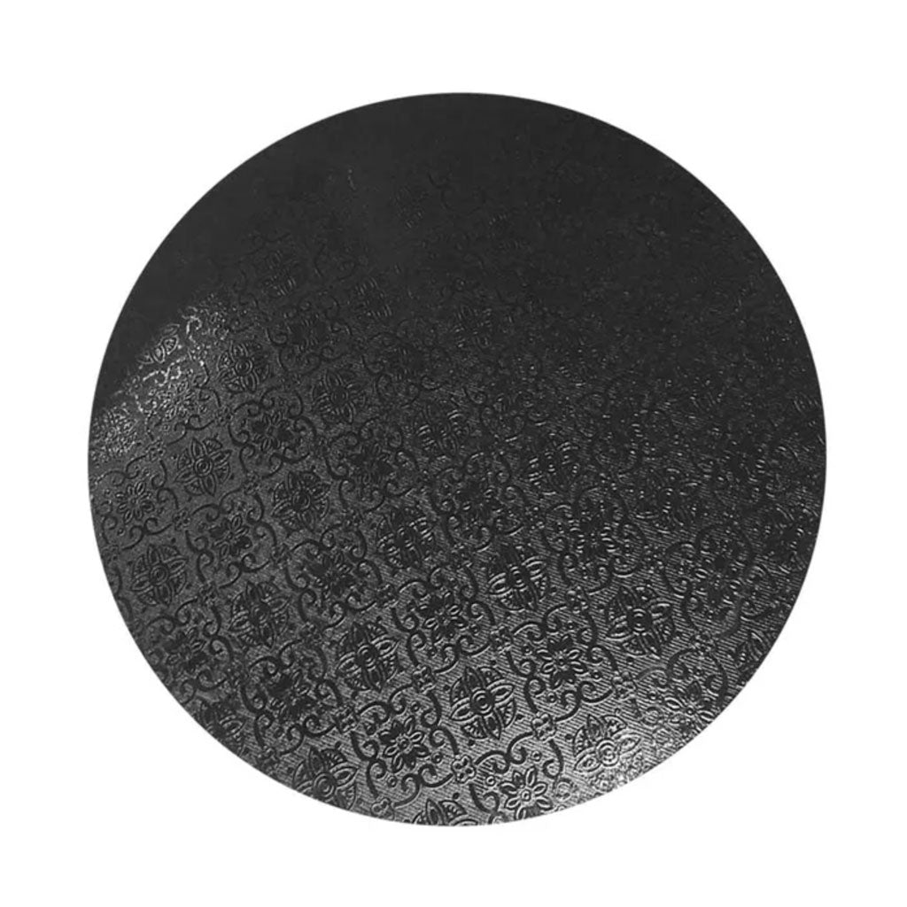 Cake Board Round Black 7 Inch 6mm Thick MDF