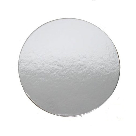 Cake Disc Round Silver 5 Inch (127mm) 2mm (Each)