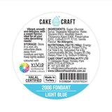 Cake Craft Fondant Light Blue 200g | BB 03/25