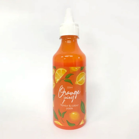 Cake Craft Orange Juicy Flavour & Colour Paste in Easy to use Bottle