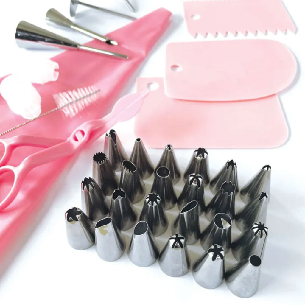 Cake Craft Piping Tip Set 36 Piece Set