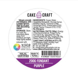 Cake Craft Fondant Purple 200g | BB 03/25