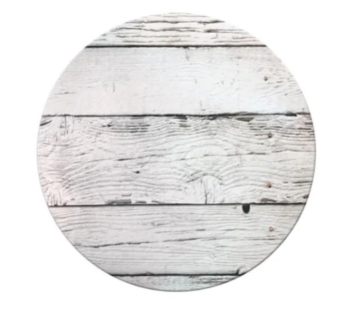 Round 8 Inch Cake Board Timber/Wood Pattern 6mm Thick MDF
