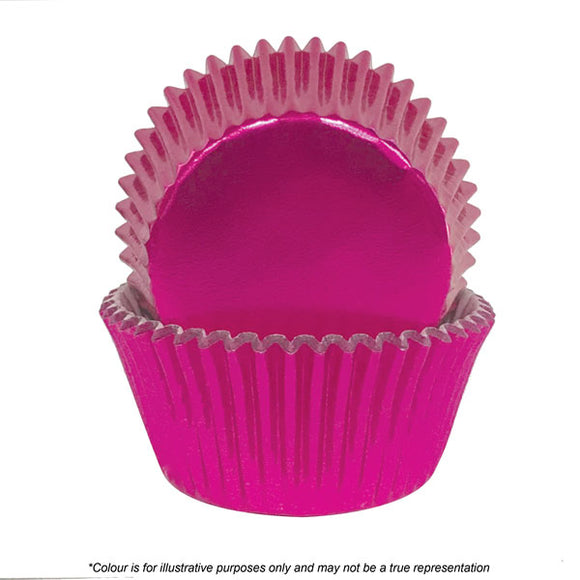 Cake Craft 408 Foil Pink Baking Cups 72/Pack