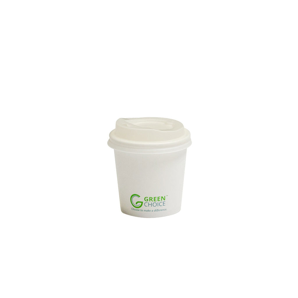 Green Choice Single Wall White PLA 4oz Cup 50/Pack