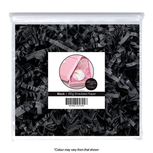 Shredded Paper Black 100g