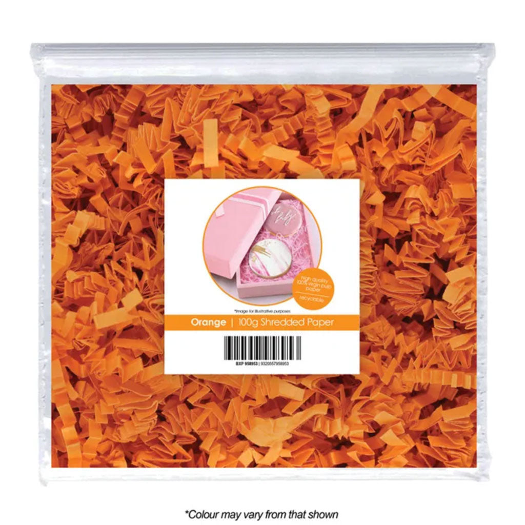 Shredded Paper Orange 100g